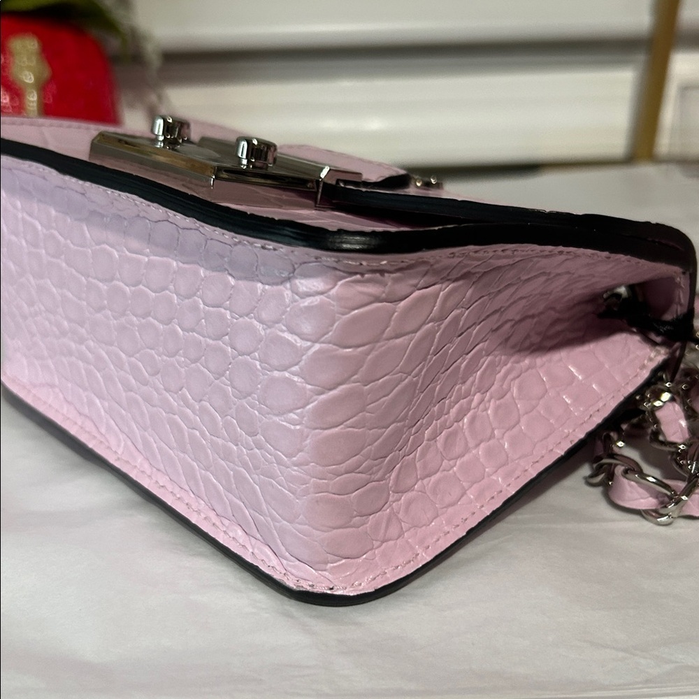 Mario Valentino Lilac Shoulder Bag - Picture 8 of 11